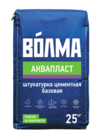 Волма-Аквапласт цементная штукатурка (сухая смесь) (25кг) (56шт. в под.)