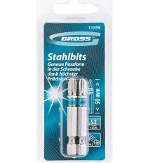 Набор бит РН3*50мм GROSS (2шт) 11359