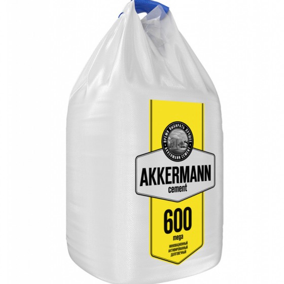 Цемент (Новотроицк Аккерманн (ЮУГПК) М600 (ЦЕМ I 52,5 Н) (МКР) 1 тонна