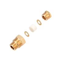 Переходник для греющего кабеля PROconnect муфта с резьбой 1/2 и 3/4    51-0610-2