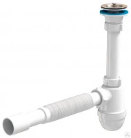 Сифон АНИ с гибкой трубой 1 1/4"Х40 40Х40/50 С1015