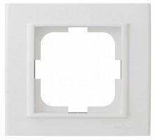 Рамка 1мест OVIVO MINA белый 401-010000-096