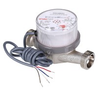 Счетчик воды VALTEC VLF-15U-I Ду-15 универс. с имп. выходом без монт. компл.