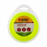 Леска для триммеров круглая 1,6мм*15м, DENZEL 96106