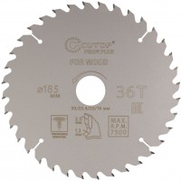 Диск пильный по дереву 185*1,3/2,0*30/25,4/20/16мм 36Т CUTOP 75-18536Т