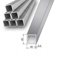 Труба профильная 40х40х2,0 L6,0