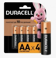 Батарейка алкалиновая Duracell АА LR06 (4шт)