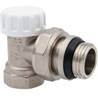 Клапан AQUALINK запорный для радиатора угловой 1/2" с уплотнением