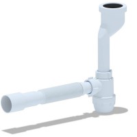 Сифон для писсуара UNICORN U0103 вых 32 прямая труба