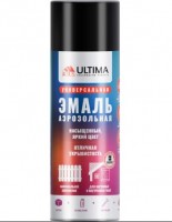 Эмаль аэрозольная черная глянцевая RAL 9005 Ultima 520 мл
