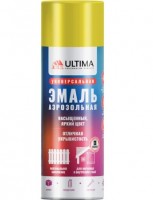 Эмаль аэрозольная желтая RAL 1018 Ultima 520 мл