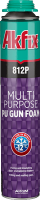 Пена монтажная AKFIX 812 65L зимняя  -12°C