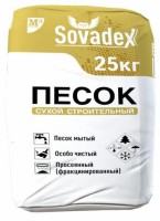Песок мытый кварцевый Совадекс (25кг)