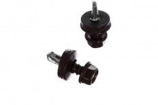 Саморез кровельный 5,5*19 (вес) RAL8017 шок