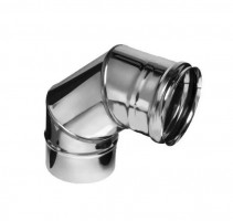 Колено нерж. D115 Х 90 гр.3 секц.