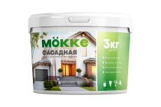 Краска ВД МОККЕ фасадная 3кг