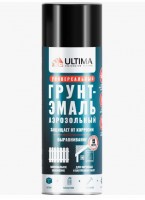 Грунт-эмаль аэрозольн. черный ULTIMA  520мл