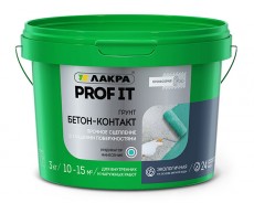 Грунт бетон-контакт PROFIT ЛАКРА 3кг