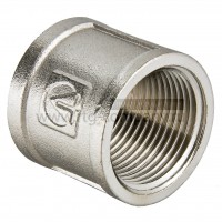 Муфта прямая VALTEC VTr270 1/2" в/в никель
