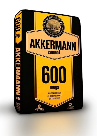 Цемент (Новотроицк Аккерман (ЮУГПК) ЦЕМ I 52,5Н (М600) (50кг)