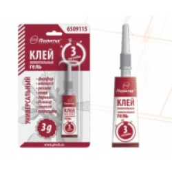 Клей моментальный Политех универс. 3гр.6509110