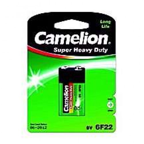 Батарейка солевая Camelion крона 9V 6F22