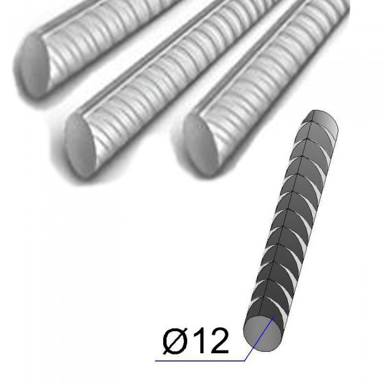 Арматура 12 В500С L6,0; 1пм=0,93 ГОСТ 52544-2006