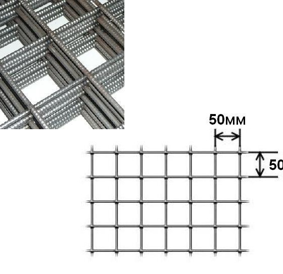 Сетка кладочная 50*50 (3мм) 2*0,38(м)