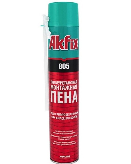 Пена монтажная AKFIX 805 бытовая