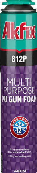 Пена монтажная AKFIX 812 65L зимняя  -12°C