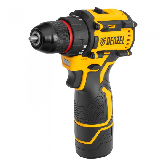 Дрель-шуруповерт Denzel аккум. бесщеточный CDH-BL-12, Li-Ion, 12В 26108