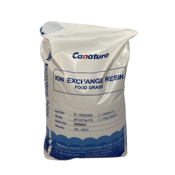 Ионообменная смола (1 л.) Canature Resin NaFG (25L/Bag)