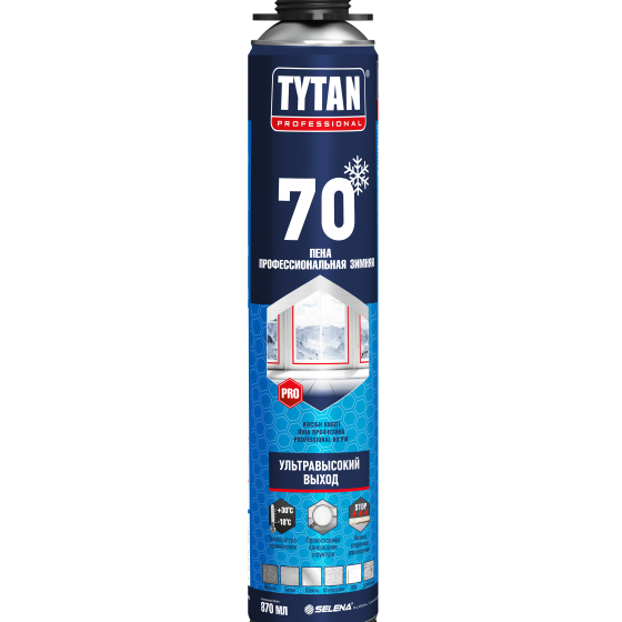 Пена монтажная TITAN Professional 70 зима