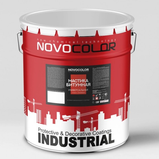 Мастика битумная гидроизоляционная 1,8 кг INDUSTRIAL