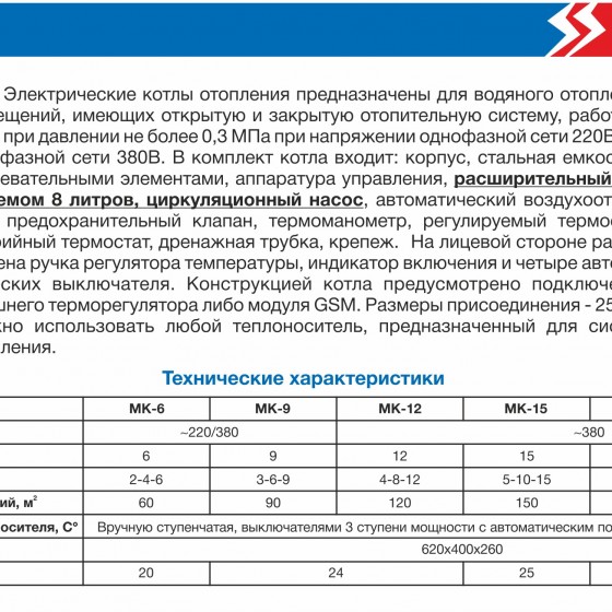 Электрический котел KESSEL КВ-6W